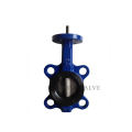 Professional design electric actuator wafer butterfly valve